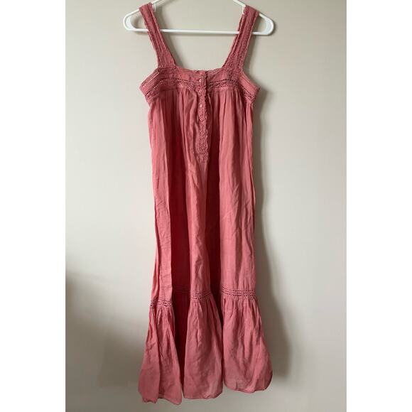 DOEN Seville Nightgown in Summer Mirage Midi Dress XS - Picture 5 of 11